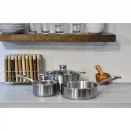 Frigidaire ReadyCook 5-Piece Stainless Steel Cookware Set thumbnail 6