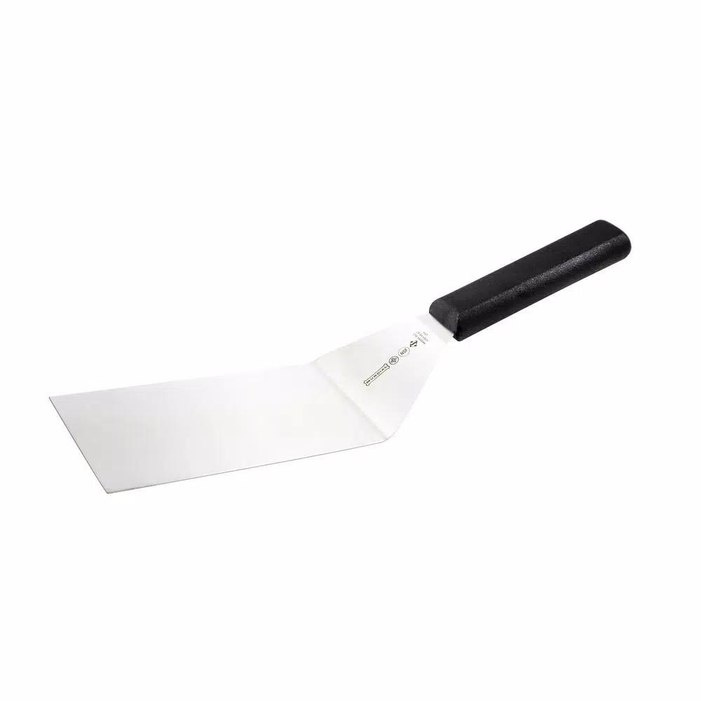 Mundial 5681HH 8x3-Inch Perforated Stainless Steel Turner, Black