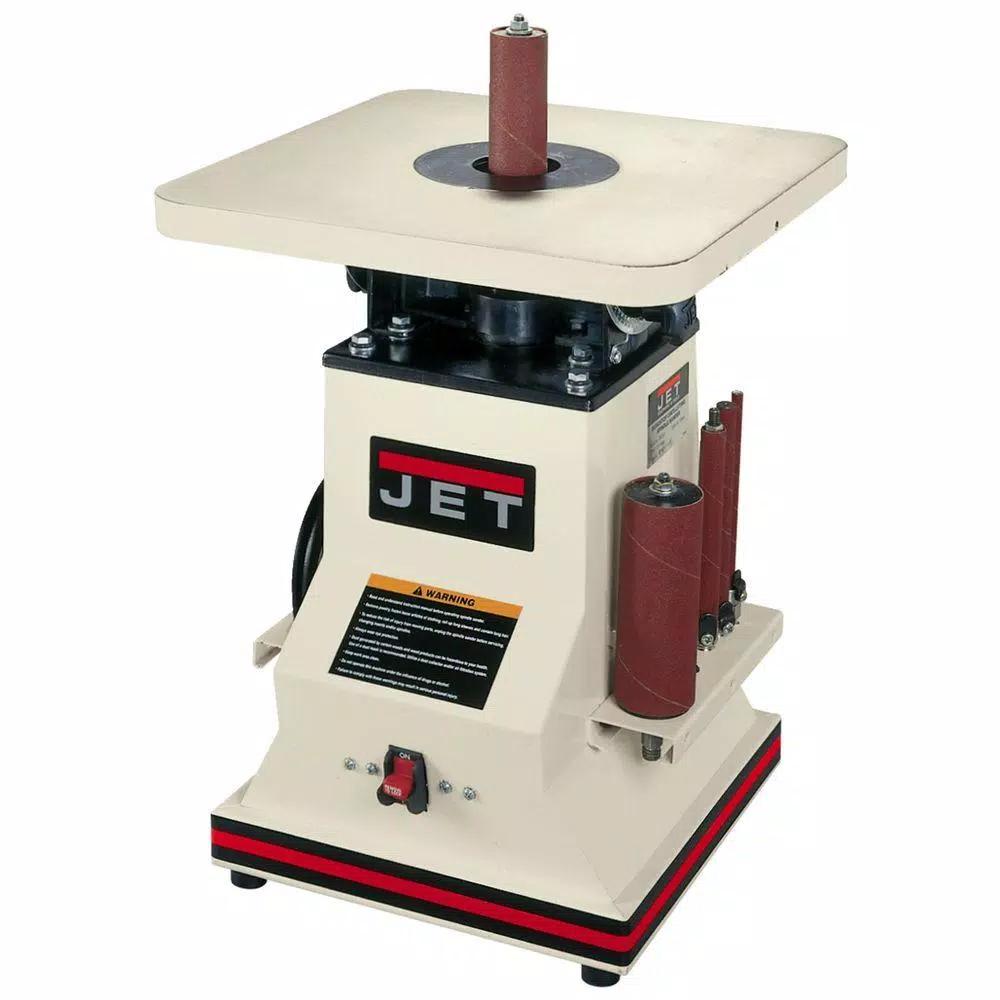 JET JBOS-5 1/2 HP 5.5 in. Benchtop Oscillating Spindle Sander with Spindle Assortment