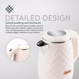 Aroma Professional 7-Cup Electric Water Kettle, 316 Surgical Grade Stainless Steel, Pink thumbnail 3