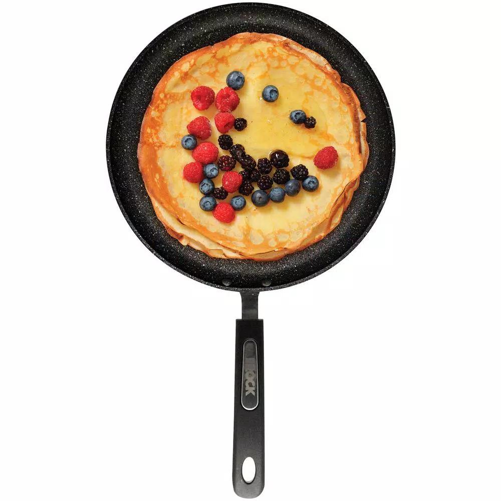 Starfrit THE ROCK 10 in. Multi-Pan with Bakelite Handle, Nonstick Aluminum Frying Pan