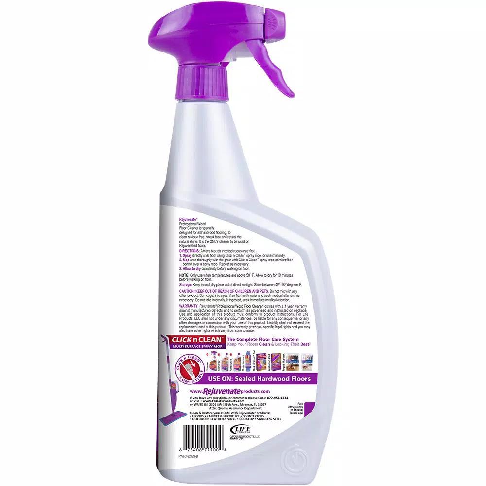 Rejuvenate Professional Hardwood Floor Cleaner, 32 oz.