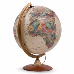 Waypoint Geographic Colombo 12 in. Raised Relief Desktop Globe with Illumination and Hardwood Base thumbnail 2