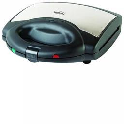 PREMIUM 760W 3-in-1 Sandwich Maker, Waffle and Grill Press with Detachable Non-Stick Plates, Black thumbnail 1