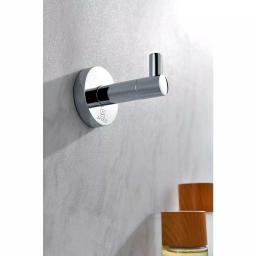 ANZZI Caster Series Single Robe Hook, Polished Chrome thumbnail 2
