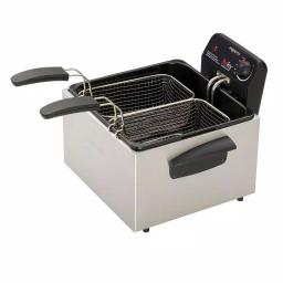 Presto ProFry 12-Cup Deep Fryer, 1800W Electric Immersion Element with 2 Oblong Baskets thumbnail 3