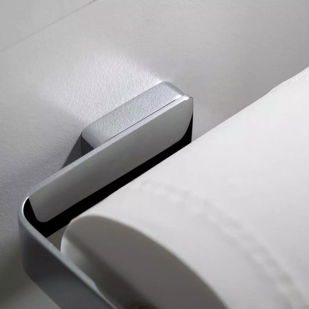 KRAUS Stelios Chrome Toilet Paper Holder, Solid Brass Wall Mount
