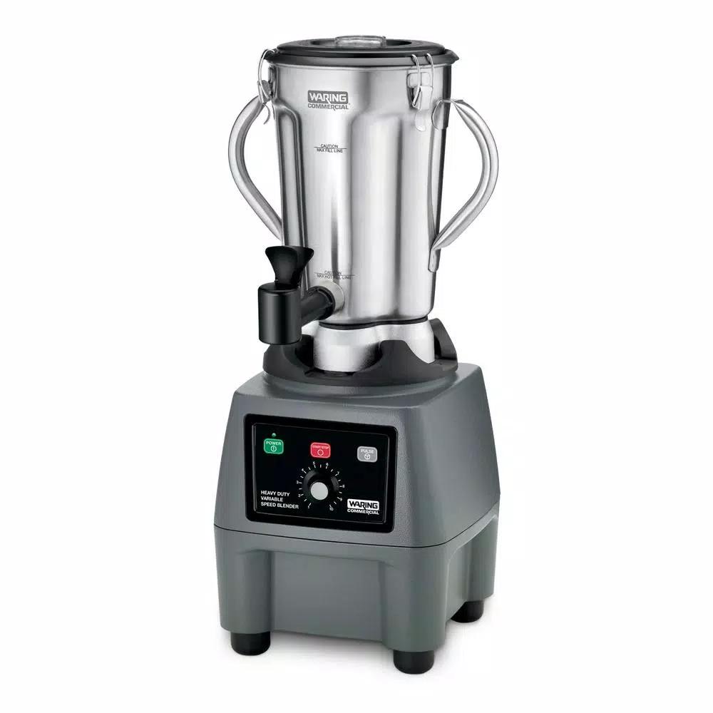 Waring Commercial Waring CB15VSF 128 oz. 10-Speed Stainless Steel Commercial Blender with Spigot