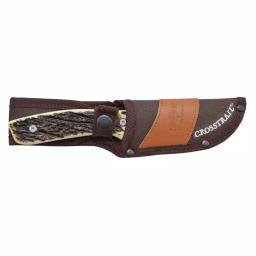 Western Crosstail 9 in. Titanium Bonded 420 Stainless Steel Fixed Blade Knife with Delrin Handle thumbnail 3