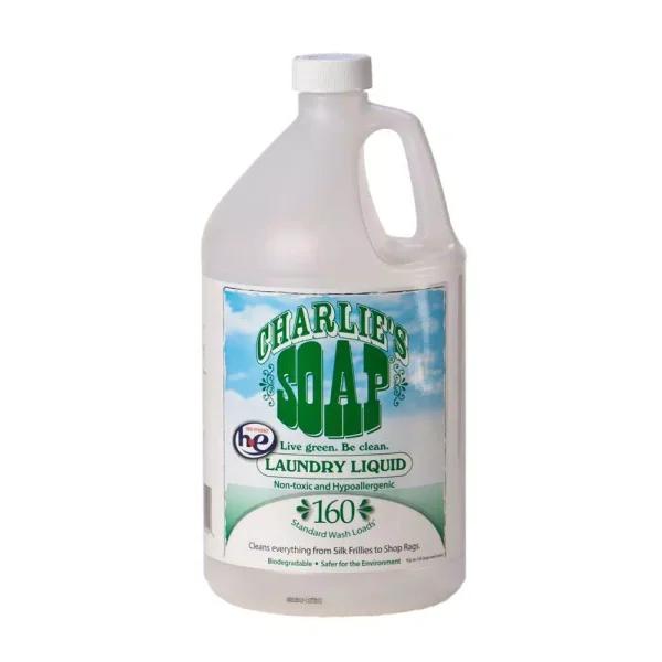 Charlie's Soap Liquid Laundry Detergent Refill, 1 Gallon, HE Formulated, Unscented