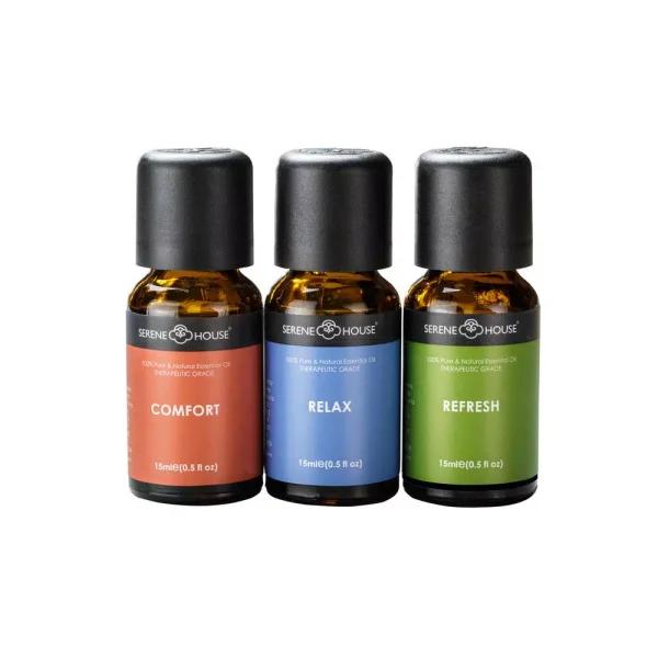 Serene House The Serene House 100% Natural Essential Oil Spa Set - 3 Piece Set