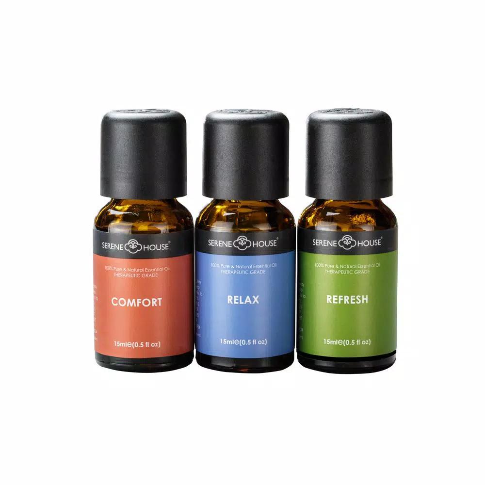 Serene House The Serene House 100% Natural Essential Oil Spa Set - 3 Piece Set