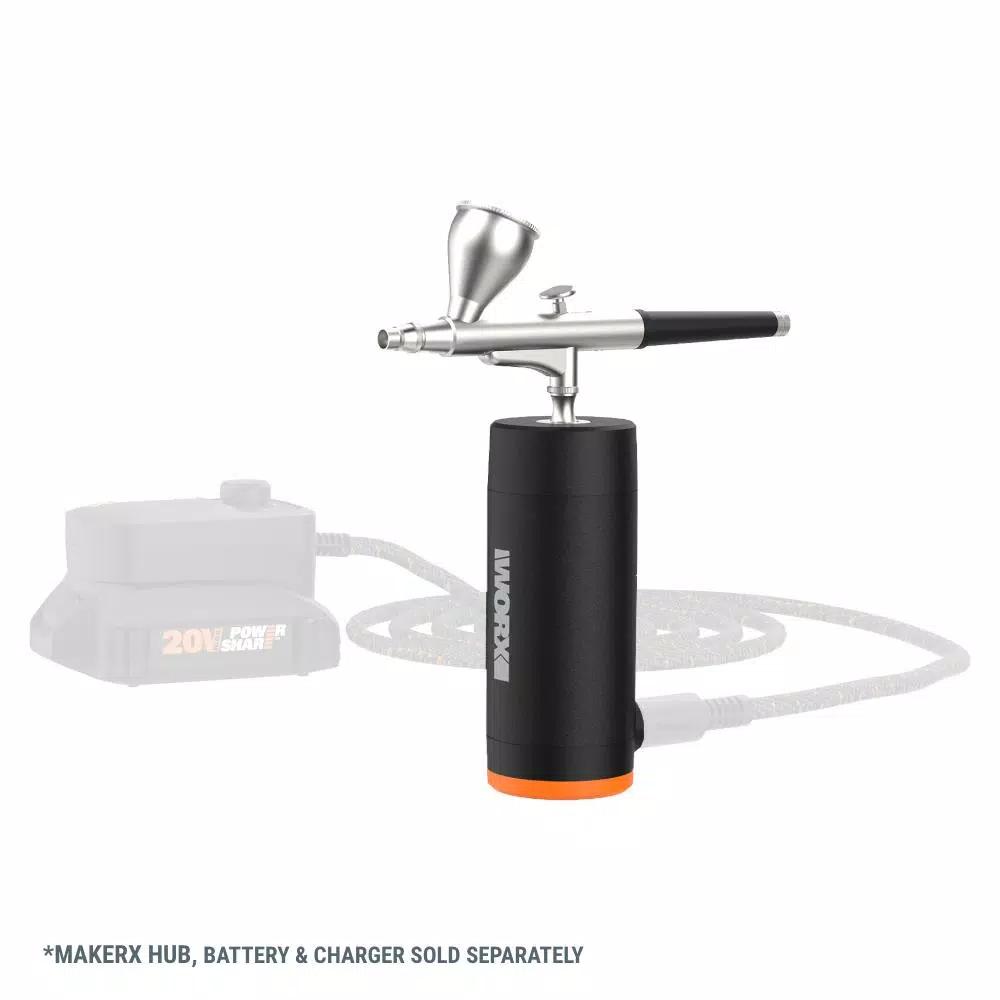 Worx MAKERX 20V Air Brush Rotary Tool Attachment (Tool Only)