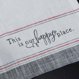 Kay Dee Farmers Market 13 in. x 72 in. Ivory Cotton Embroidered Table Runner thumbnail 1