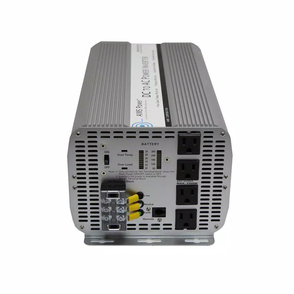 AIMS Power 5000-Watt Modified Sine Wave Inverter, 24V DC to 120V AC
