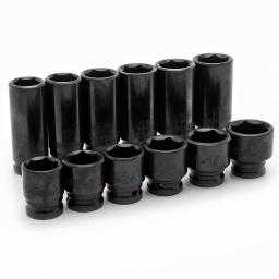 Husky 108-Piece 3/8 in. and 1/2 in. Drive Master Impact Socket Set thumbnail 2