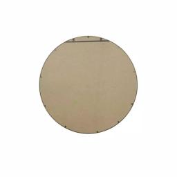 Martin Svensson Home 30 in. Round Modern Accent Mirror with Slim Pewter Metal Frame thumbnail 2
