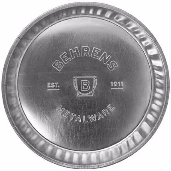 Behrens 1 Gal. Galvanized Steel Utility Pan, Seamless Round Design