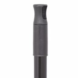 Continental 12 in. Upright Lobby Dust Pan with Vinyl-Coated Steel Handle, Black thumbnail 4