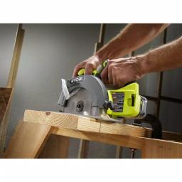 RYOBI 18V ONE+ 6-1/2 in. Cordless Circular Saw with 1.5 Ah Lithium-Ion Battery thumbnail 7