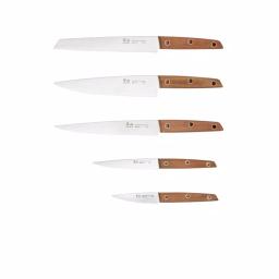 Cangshan W Series 6-Piece German Steel Knife Set with Solid Walnut Wood Block thumbnail 6