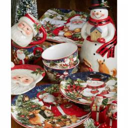 Certified International Magic of Christmas Santa 72 oz. Earthenware Cookie Jar thumbnail 1