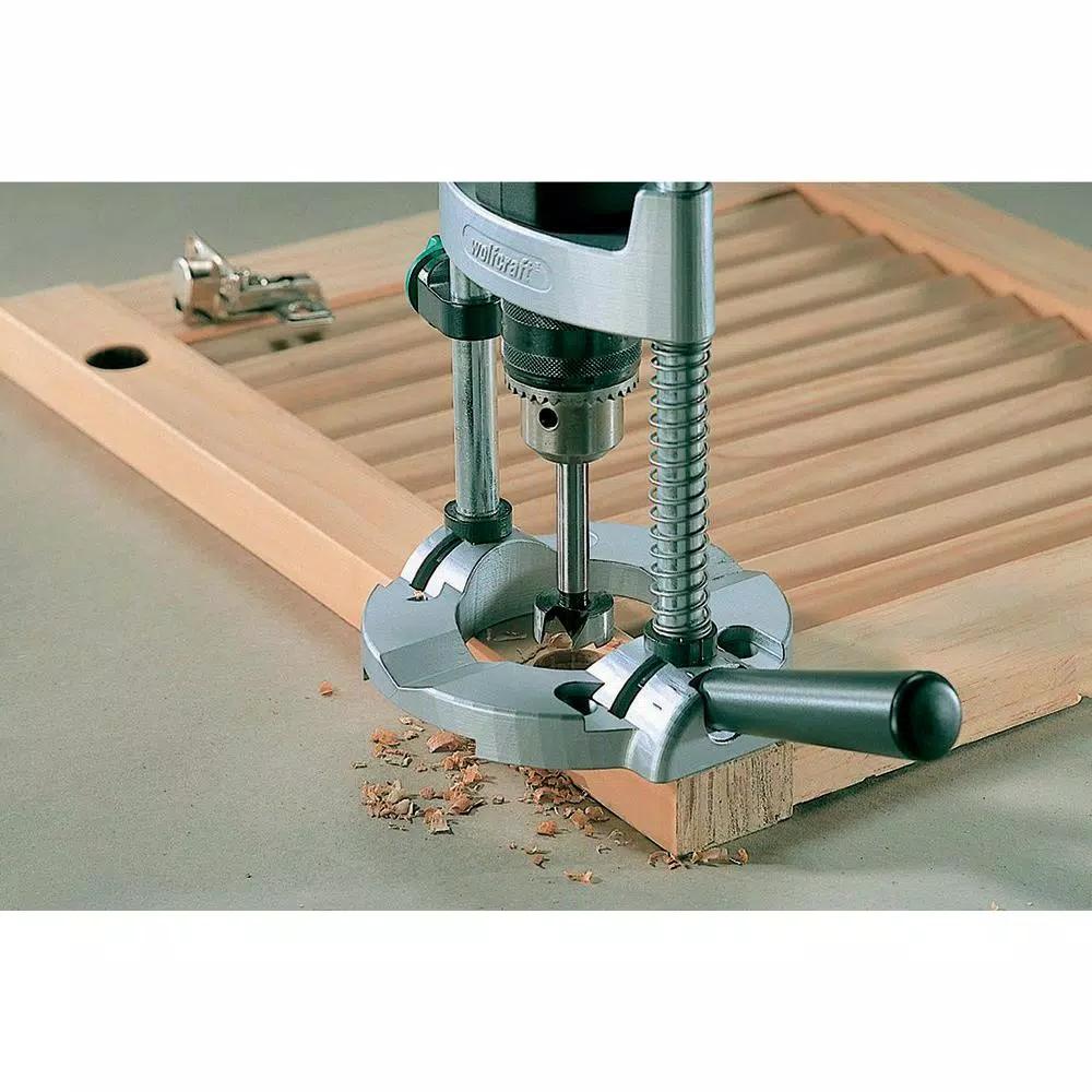 Wolfcraft Wolf Craft Multi-Angle Drill Guide with 3/8 in. Chuck and Cast Aluminum Base