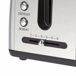 Brentwood Appliances 2-Slice Extra-Wide Slot Silver Toaster thumbnail 2