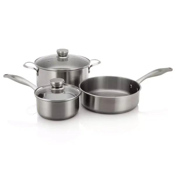Frigidaire ReadyCook 5-Piece Stainless Steel Cookware Set