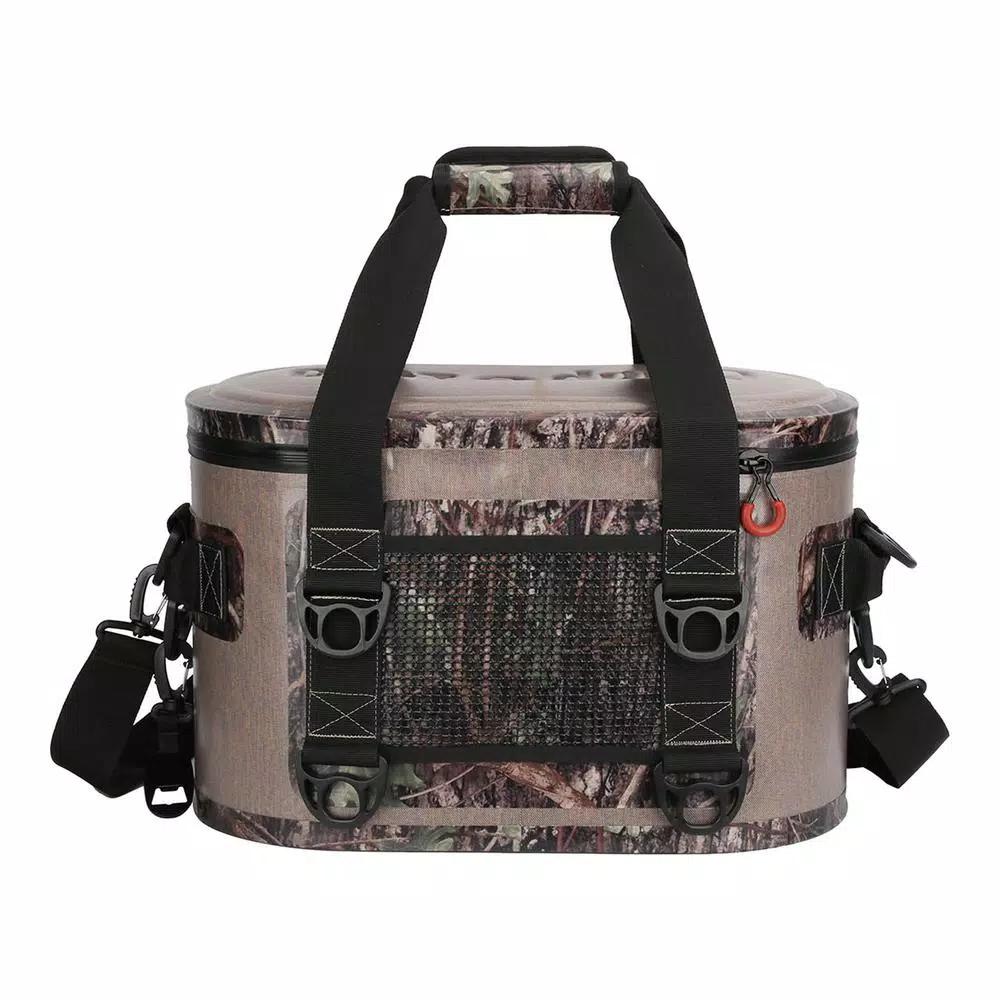 Camp-Zero 17.6 Qt. Soft Cooler, 30-Can Capacity, Beige and Camo