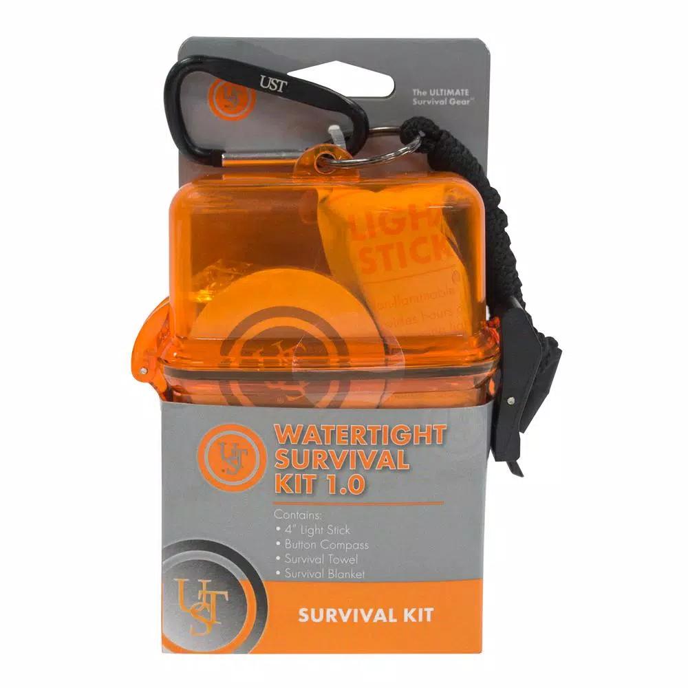 UST Watertight Survival Kit 1.0 - 5-Piece Emergency Gear Set
