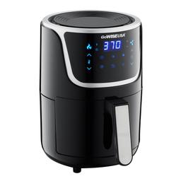 GoWISE USA 2 Qt. Mini Digital Air Fryer with Touchscreen, Black/Silver thumbnail 4
