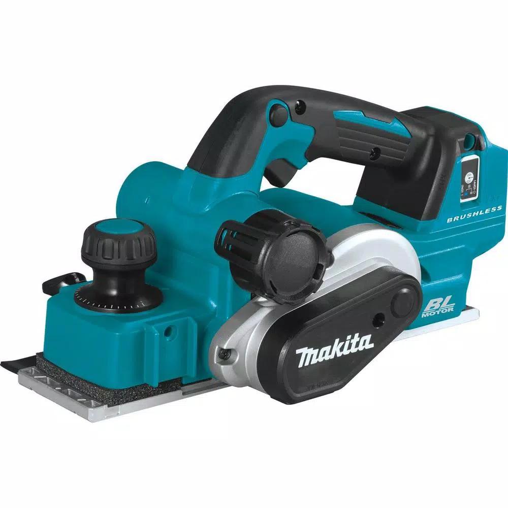 Makita 18V LXT Brushless 3-1/4 in. Cordless Planer, AWS Capable, Tool Only