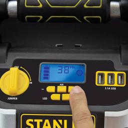 Stanley J5C09D 1200 Peak Amp Jump Starter with 120 PSI Digital Compressor and USB Power Station thumbnail 3