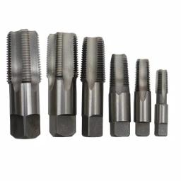 Drill America 12-Piece Carbon Steel NPT Pipe Tap and Die Set with Wooden Case thumbnail 3