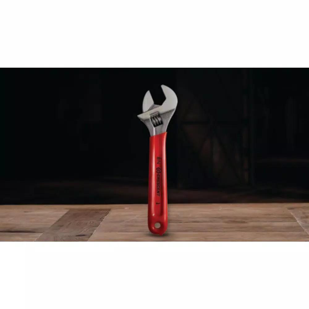 Crescent 3-Piece Adjustable Wrench Set with Cushion Grip and Laser Etched Scale