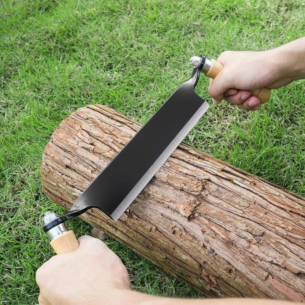 Earth Worth 16.75 in. Straight Draw Shave Tool with Hardened Steel Blade