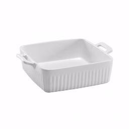 Over and Back Nolita Large Square Porcelain Baker, White thumbnail 1