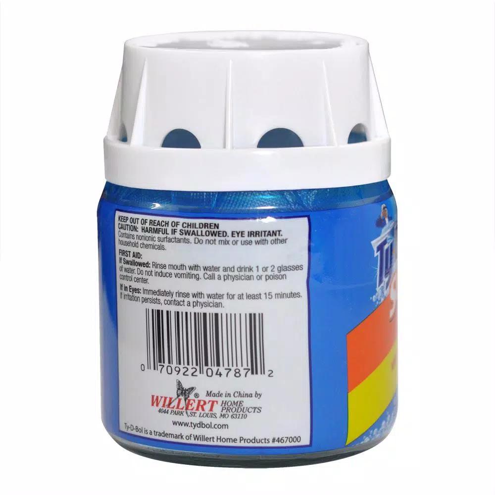 Ty-D-Bol Stain Away Toilet Ring Preventer Jar, 8 oz (6-Pack)