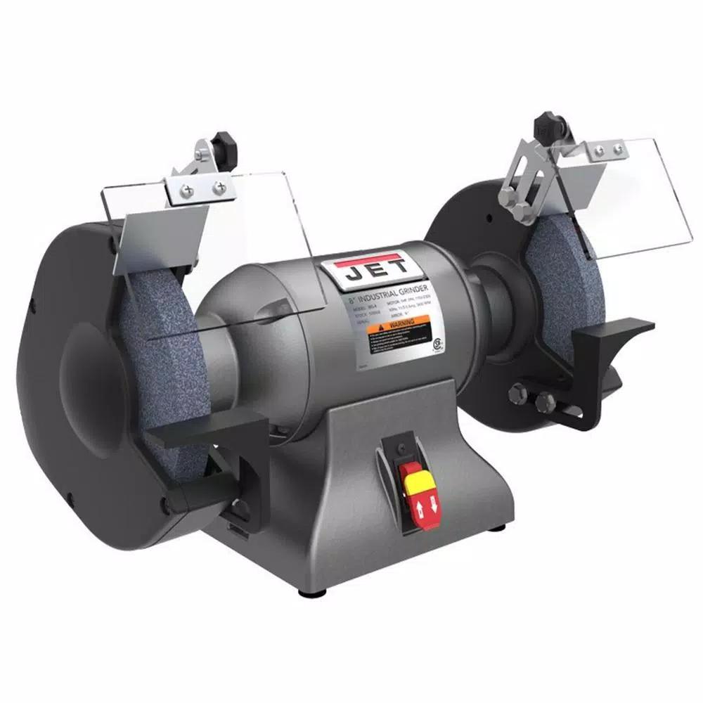 JET 10 in. Industrial Metalworking Bench Grinder, 1 HP, 115/230 V, IBG-10