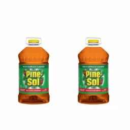 Pine-Sol Original Pine All Purpose Multi-Surface Cleaner Concentrate, 144 oz. (2-Pack) thumbnail 1