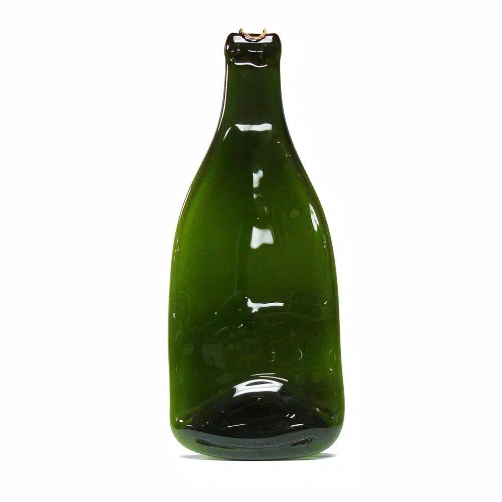 Epicureanist Recycled Wine Bottle Cheese Board and Knife Set, Green