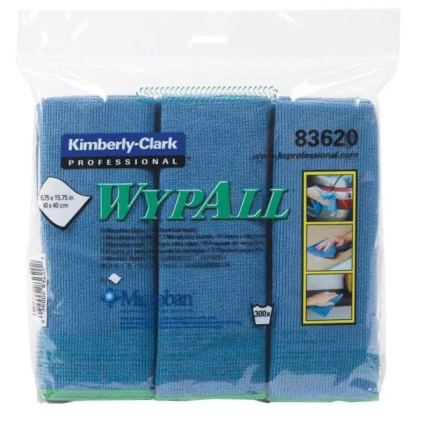 Kimberly-Clark Microfiber Cloths with Microban Protection, 6 Pack, Blue