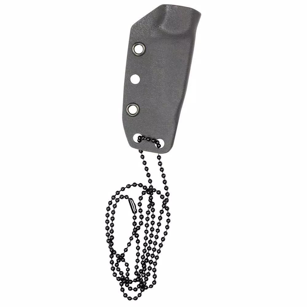 Camillus Choker 5.5 in. Tanto Fixed Blade Knife with Kydex Sheath and Neck Chain