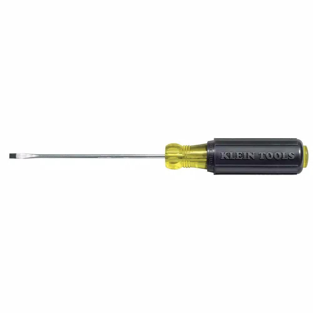 Klein Tools 3/32 in. Mini Flat Head Screwdriver with 3 in. Round Shank and Cushion-Grip Handle