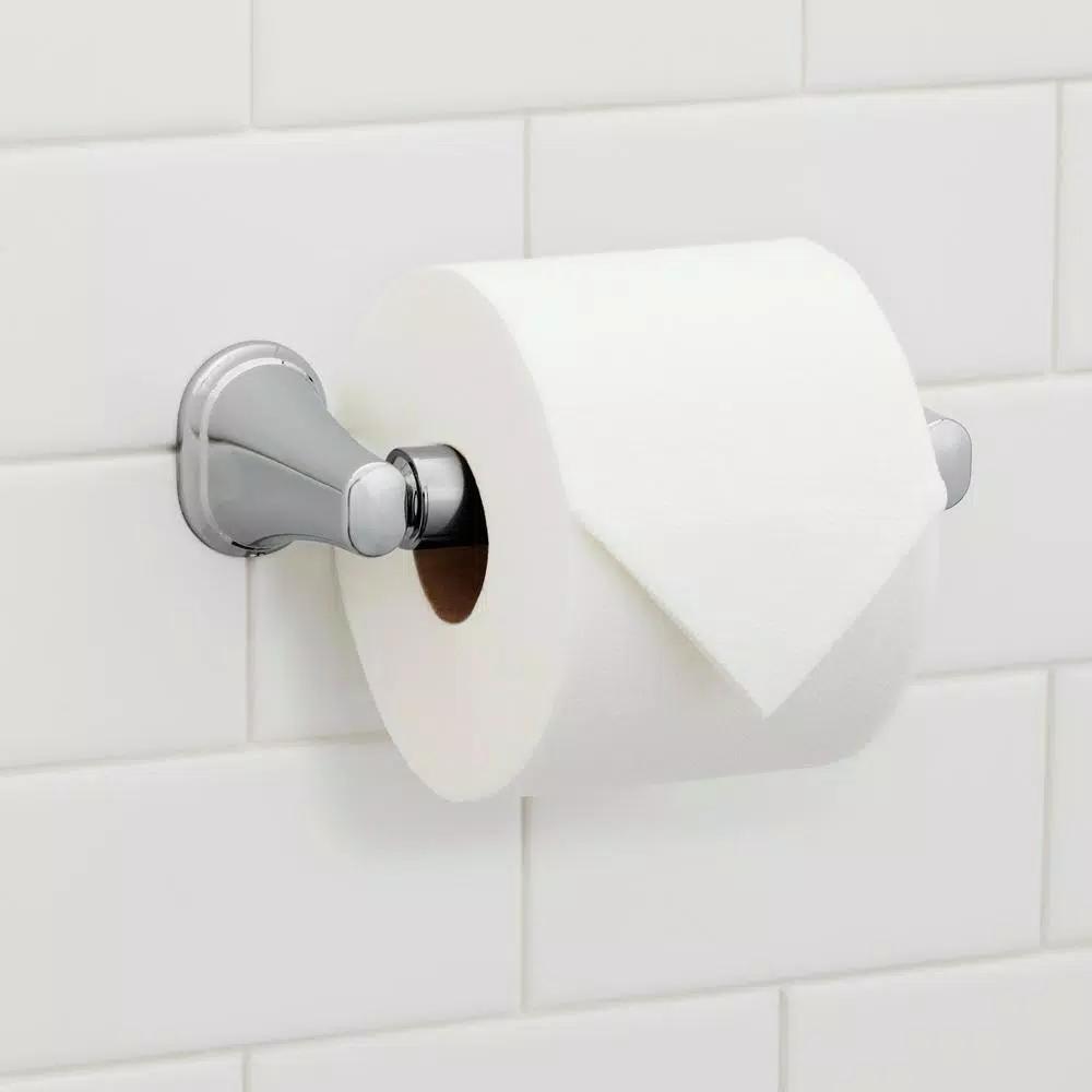 Glacier Bay Treyburn Double Post Toilet Paper Holder, Chrome Finish