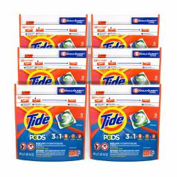 Tide PODS Original Scent Laundry Detergent Pacs, 20-Count (6-Pack) thumbnail 1