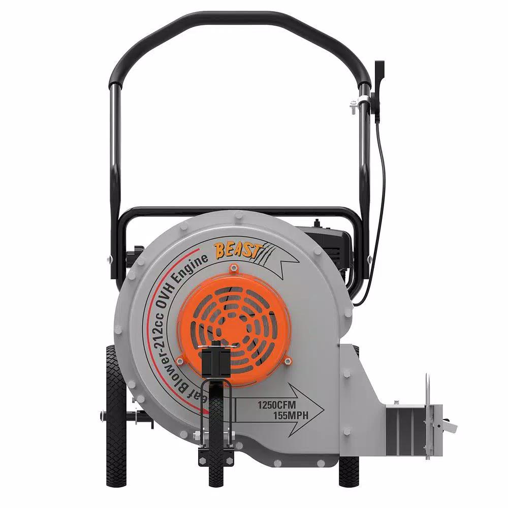 Beast The Beast Commercial Duty Walk Behind Leaf Blower, 212cc Gas Engine, 1250 CFM, 155 MPH