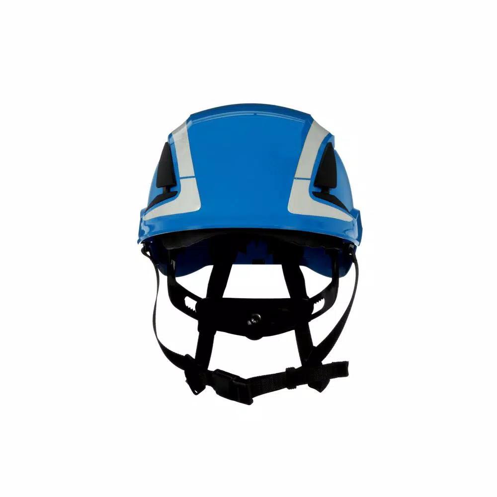 3M SecureFit X5000 Blue Suspension Safety Helmet, Case of 4