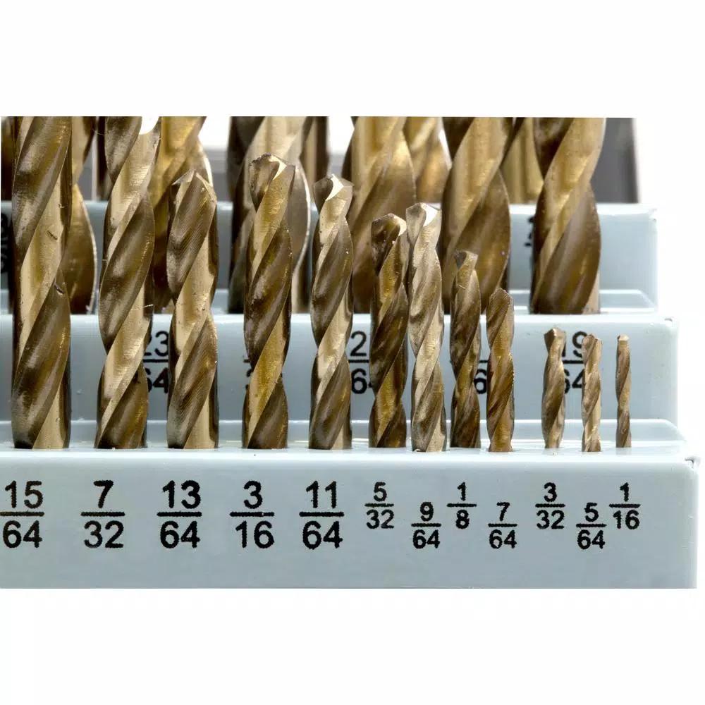 WEN 29-Piece Gold Oxide HSS Twist Drill Bit Set with Carrying Case